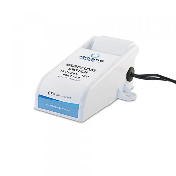 01-66-025 – ALBIN Bilge Pump Switch, Use For Salt Water And Fresh Water Use Only 12/ 24/ 32 Volt With Durable Thermop...